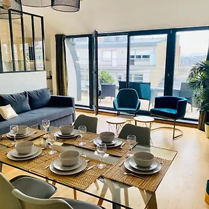 The Luxury Green Penthouse In Center With Terrace And Free Parking Appartement Luxembourg